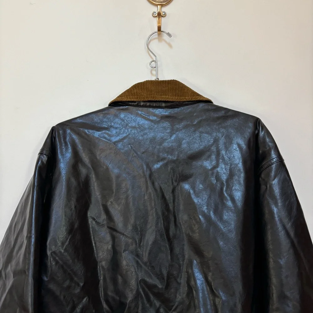 NWOT Maeve Patent Chore Jacket Size Small - Picture 15 of 15